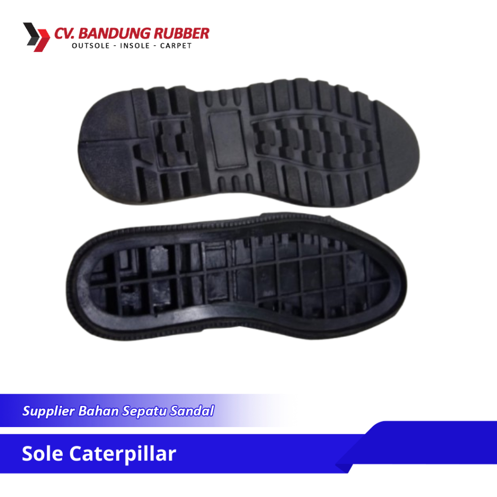 Outsole Karet Sepatu Caterpillar Pria Sol Sepatu Kantoran Pria Sol Sepatu Oxford Sol Sepatu Loafers 