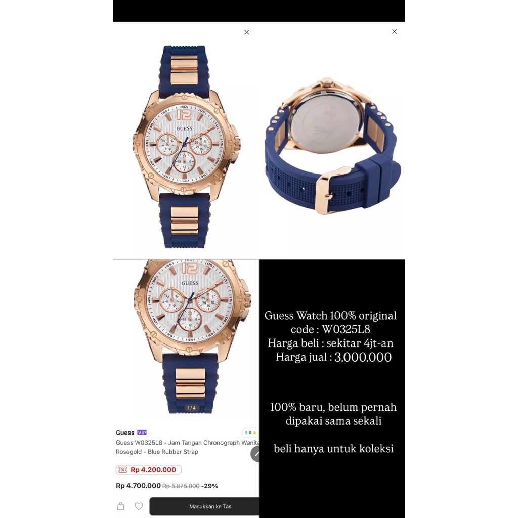 Jam tangan Guess cewek