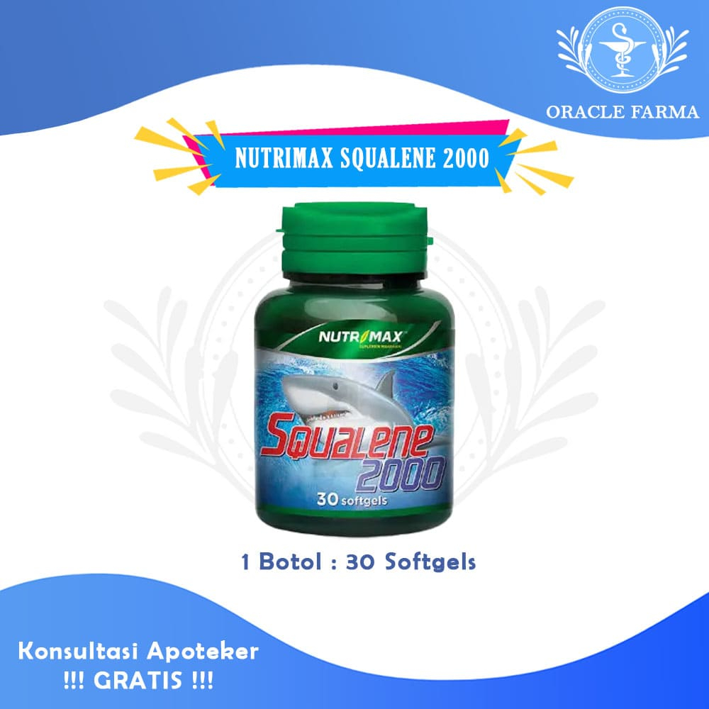 Nutrimax Squalene 2000  Squalene  30 softgels