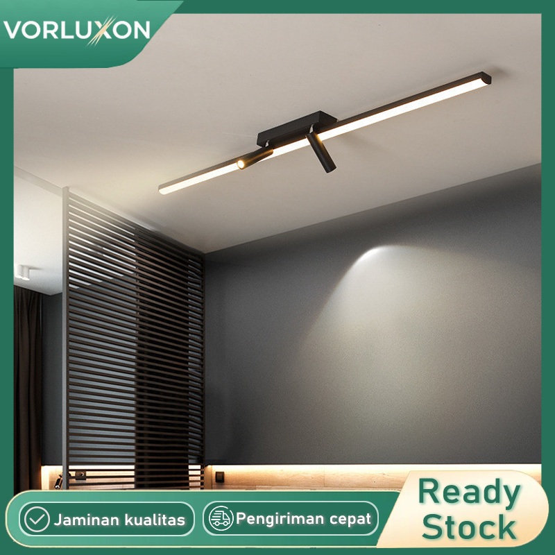 Lampu Hias Strip Panjang dengan Lampu Plafon Minimalis Lampu Sorot Lampu Plafon LED