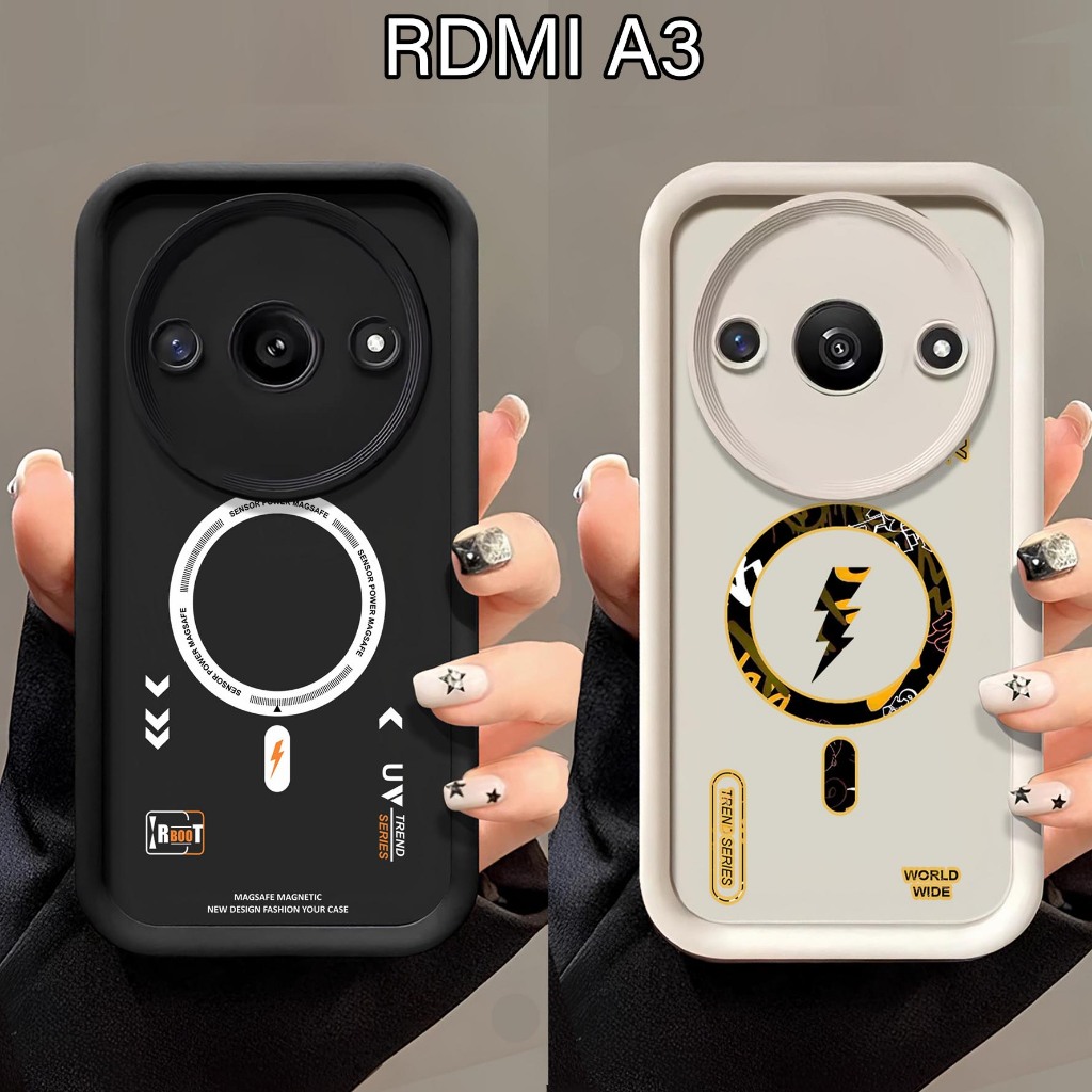 Rubber Pro Camera Magsafe Logo For XIAOMI redmi a3 a5 4g Note 14 4g 5g poco m5 poco f7 5g13 Pro 5g N