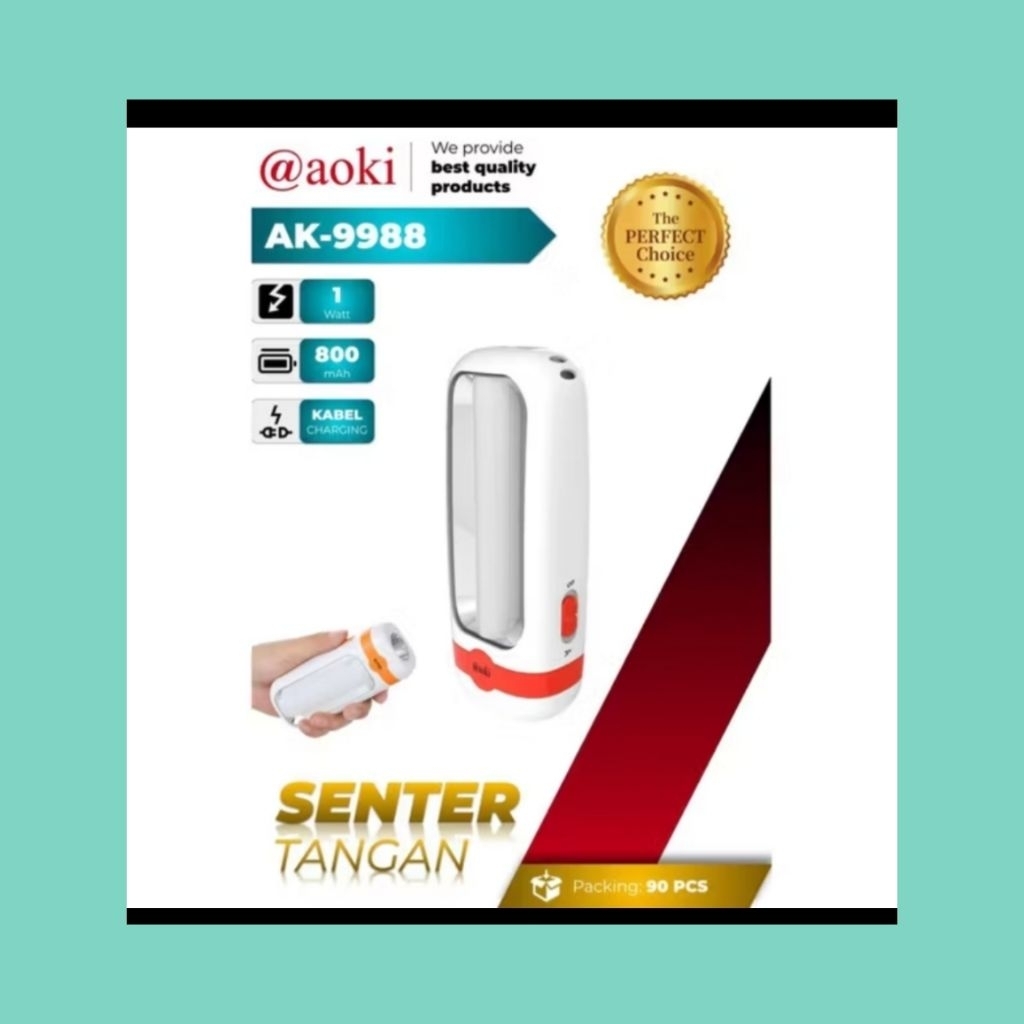 AOKI-SENTER CASH AK-9988 CAHAYA PUTIH TERANG