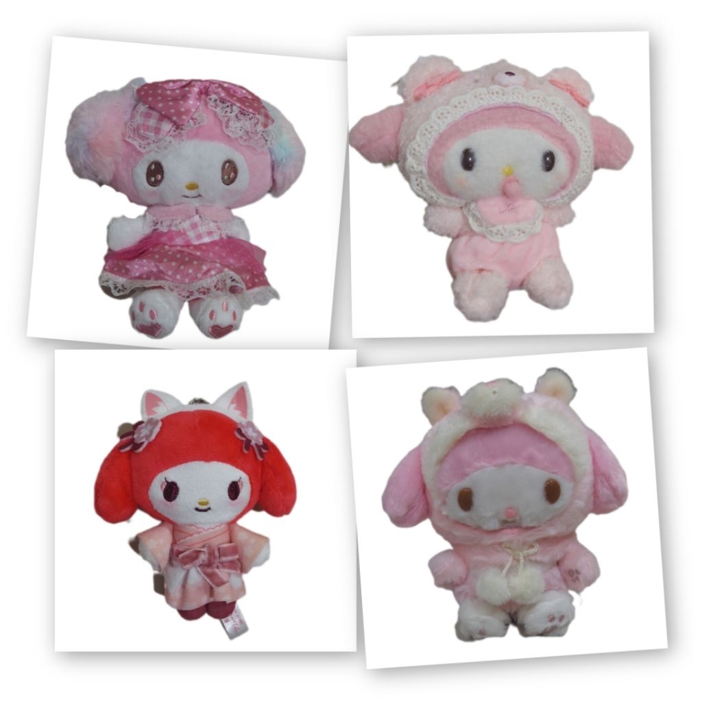 Boneka Ganci My Melody Sanrio Plush Keychain