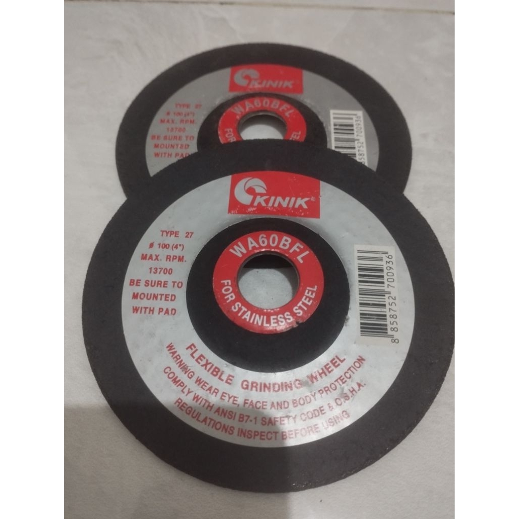 flexible kinik wa 60/batu gerinda stanliess kinik wa 60