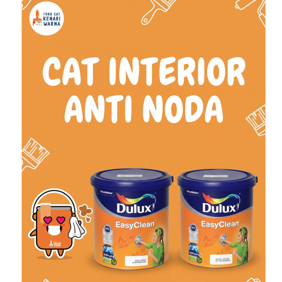 CAT DULUX EASY CLEAN 20 LT - PUTIH