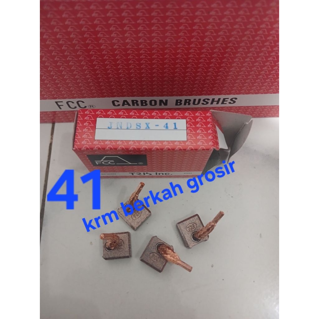 carbon brush stater kijang 7k 1set fcc javan