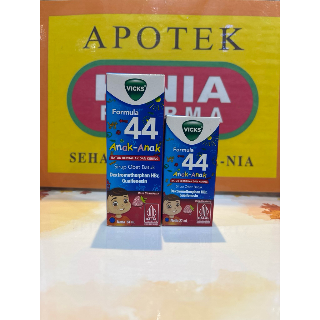 Vicks Formula 44 Anak untuk obat batuk berdahak dan kering