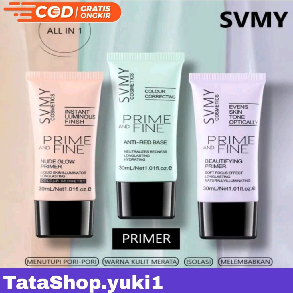 SVMY PRIMER & MAKEUP BASE HYDRATING & LONGLASTING 3335 ANTI CRACK AND LONG LASTING PRIMER MAKEUP BAS