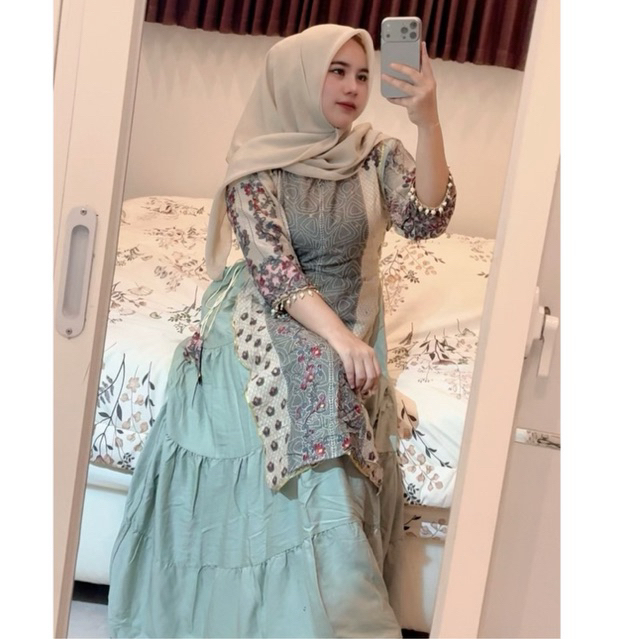 Gamis Hindi Lidah Layla 7 by Aydill collection
