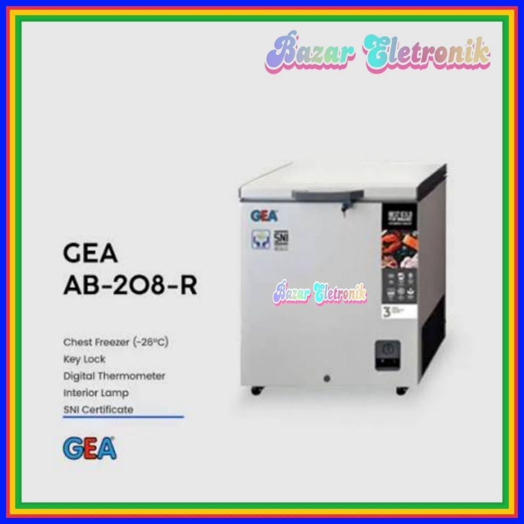 CHEST FREEZER GEA AB 208 R / BOX FREEZER GEA AB 208R / CHEST FREEZER GEA 210 LITER