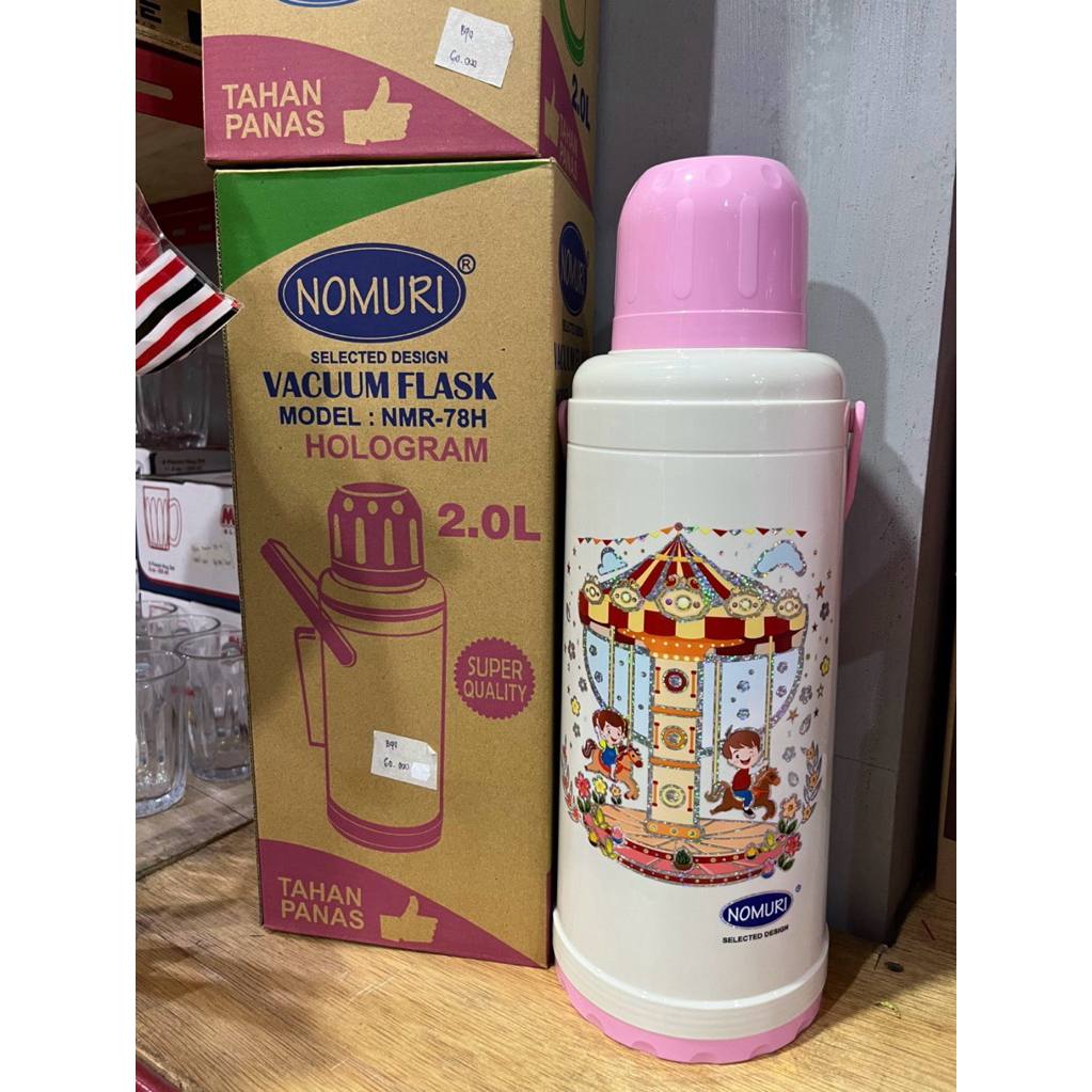 Termos Air Panas NOMURI 2 Liter - Vacuum Flask Tahan Panas