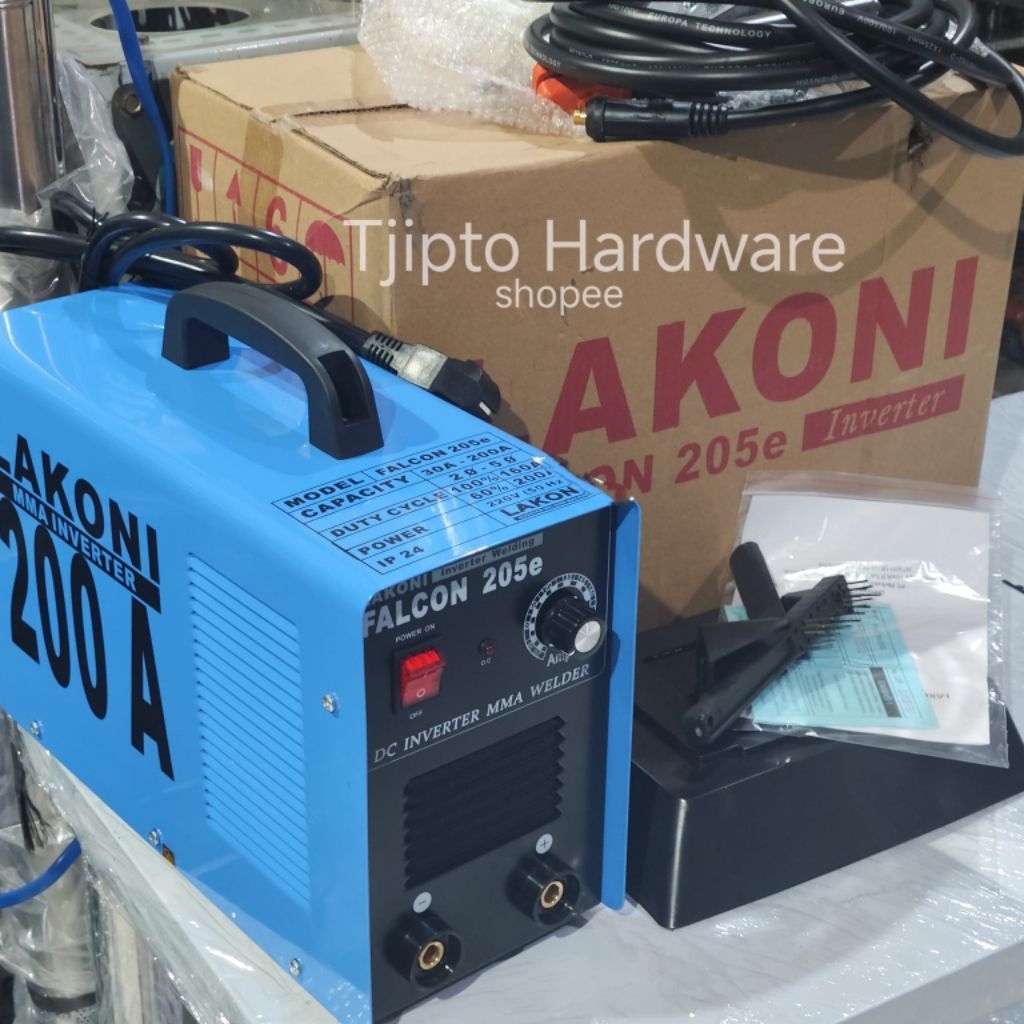 Trafo Las 200A Lakoni Falcon 205E Mesin Inverter Travo Las 200 Ampere 205 E