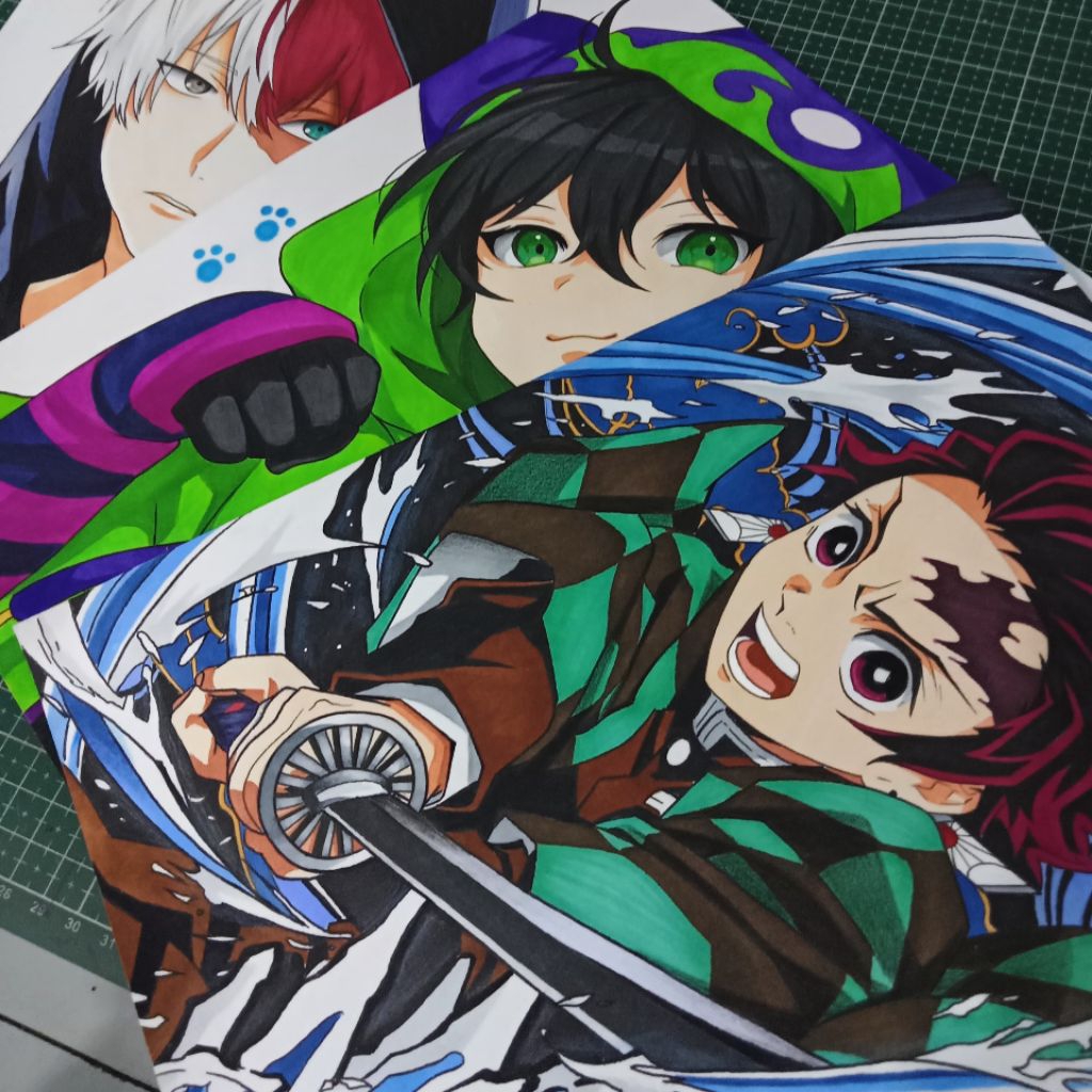 JASA GAMBAR ANIME BERWARNA