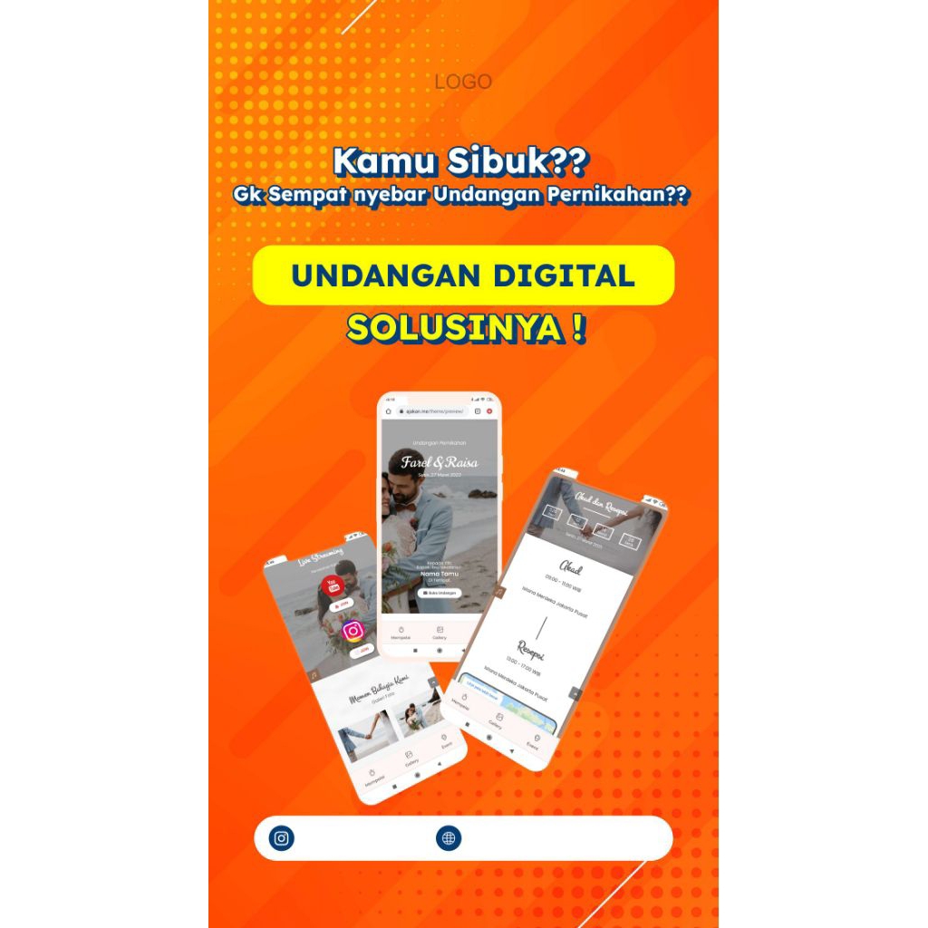 Undangan Digital PREMIUM Pernikahan Adat Minang |Tema Vintage Minang Charm | PAKET GOLD Eksklusif