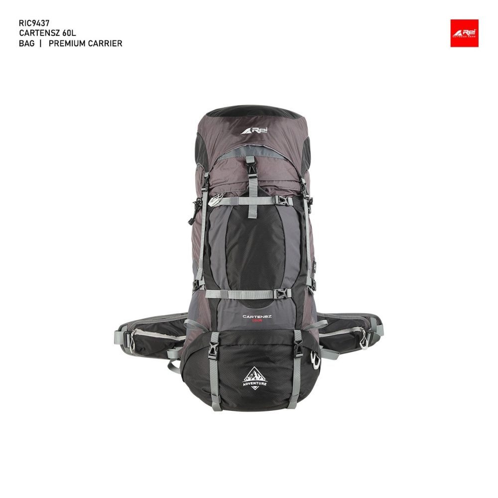 Tas Gunung / Carrier Premium Cartenz 60 Liter Arei Outdoorgear carier terbaru arei