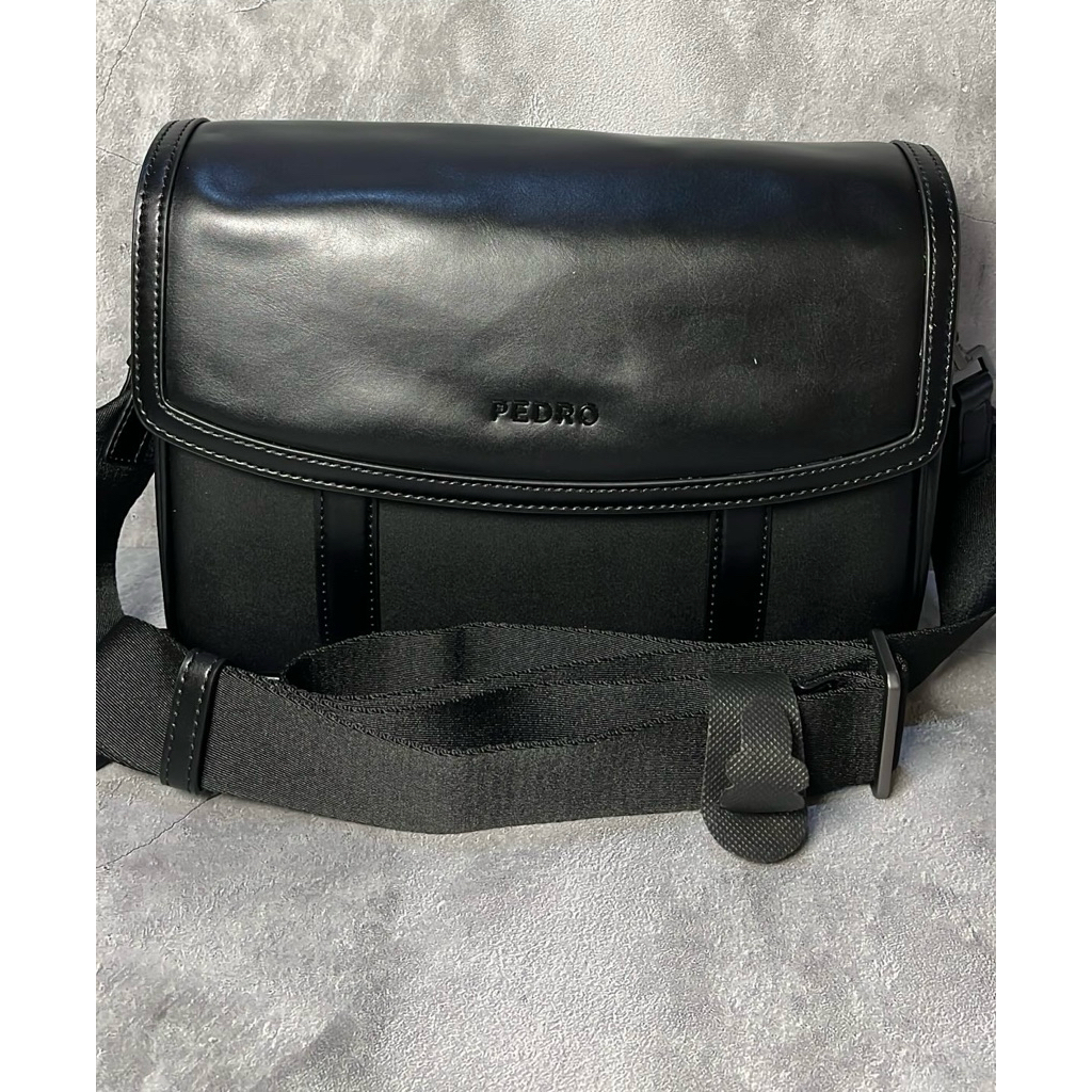 Pedro Sling Bag for Men - Black (100% Original)