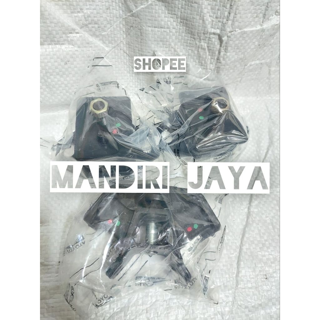 Engine Mounting + Transmisi Mounting Dudukan Mesin 3pcs Kijang LSX Diesel Ori