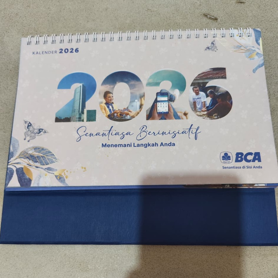 Kalender Meja Bulanan BCA 2026 Prioritas