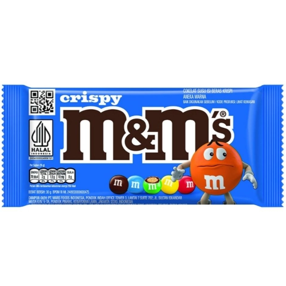 M&M's MnM Chocolate Crispy Peanut - Coklat Chips
