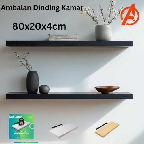 Ambalan Dinding Minimalis untuk Kamar – Rak Pajangan Estetik & K