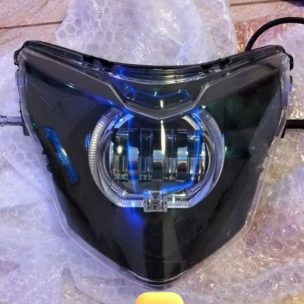 REFLEKTOR LAMPU DEPAN BILED 4 LENSA JUPITER MX NEW 135 PROJIE