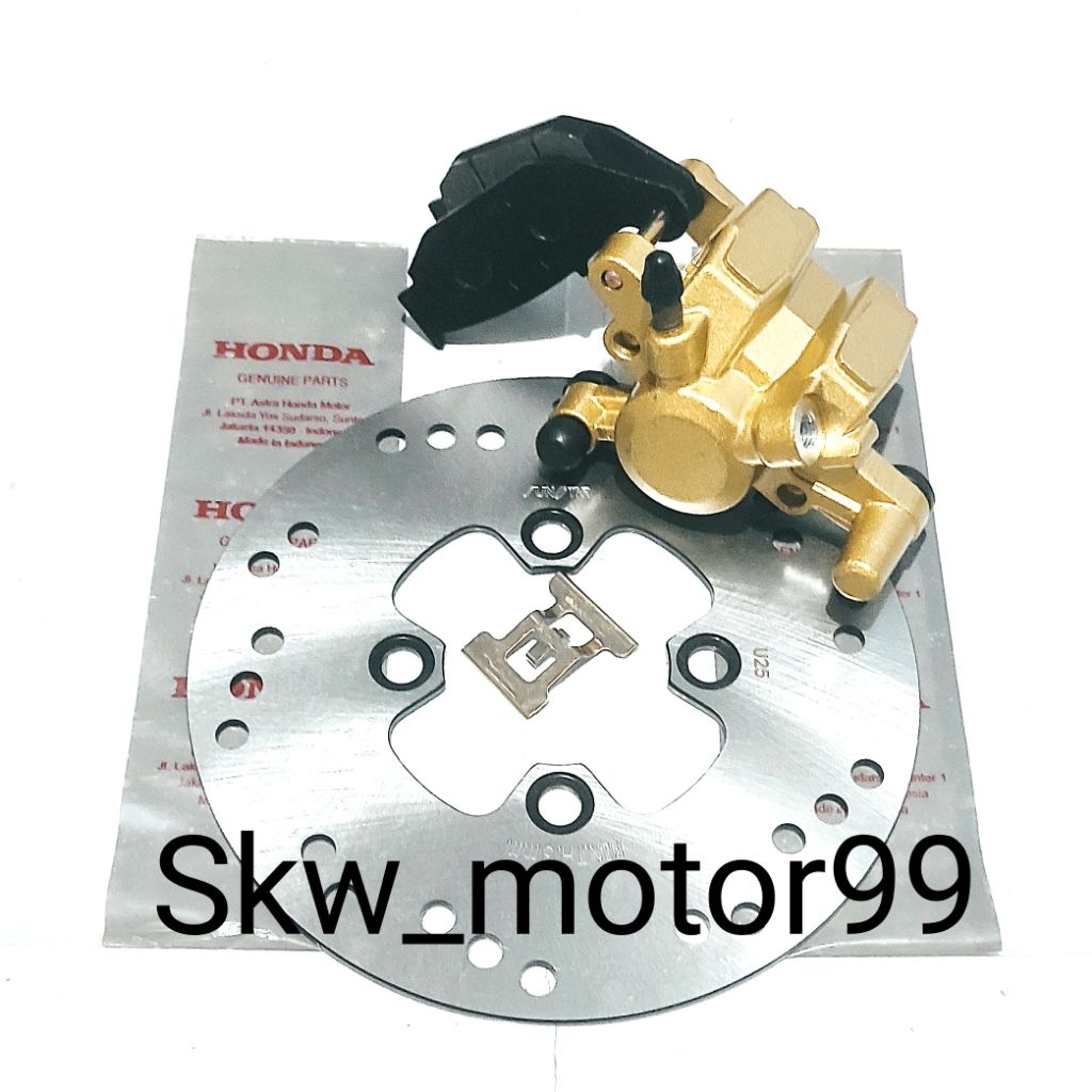Piringan Cakram+Kaliper Only Belakang Honda Sonic 150