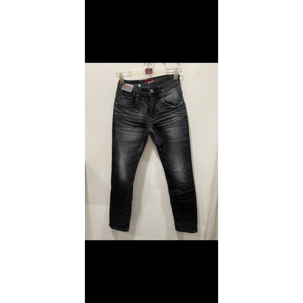 celana jeans slim fit karet Lgs jeans original