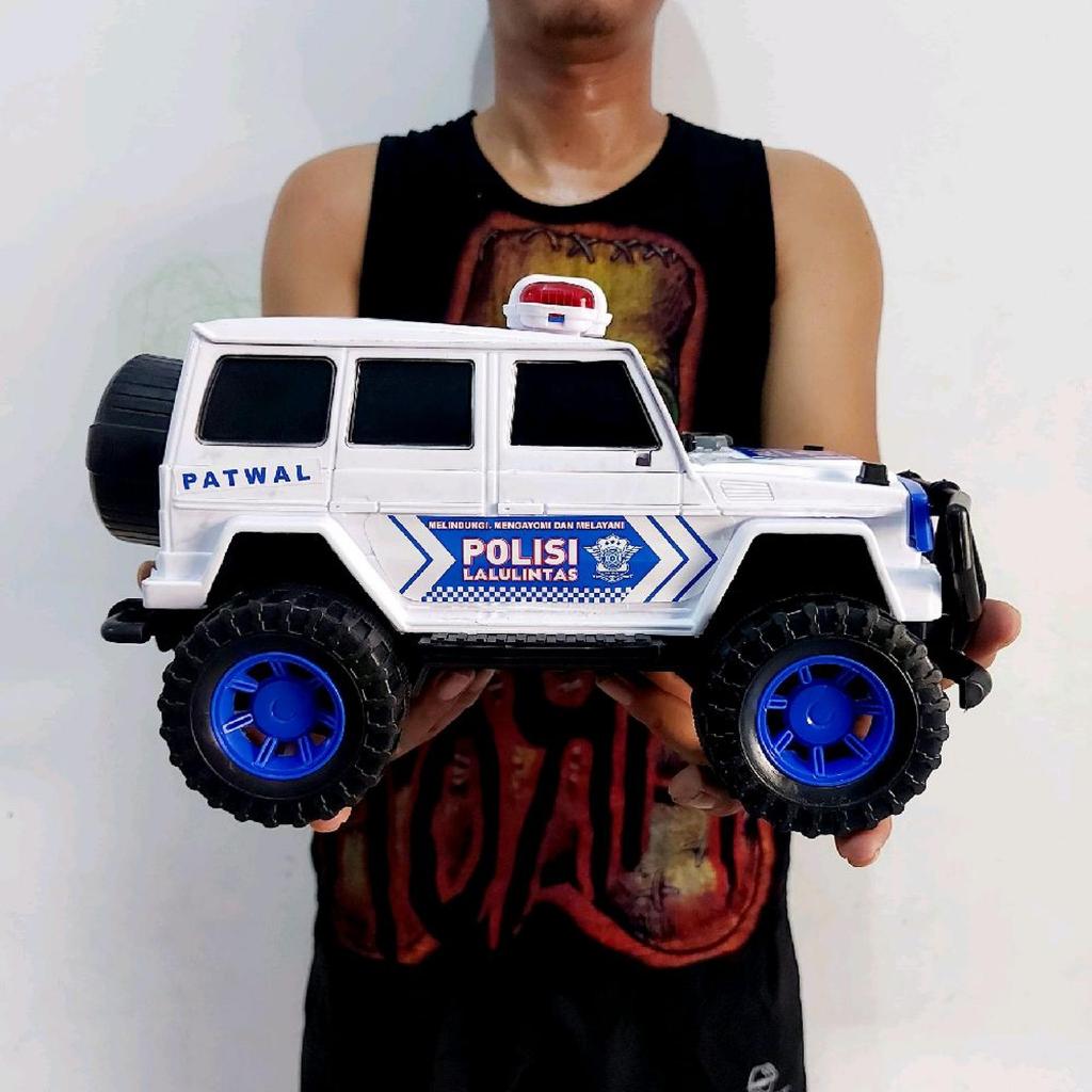 MAINAN MOBIL JEEP POLISI UK JUMBO - MOBILAN POLICE BESAR KOLEKSI ANAK LAKI COWOK - Mainan Jeep Patro
