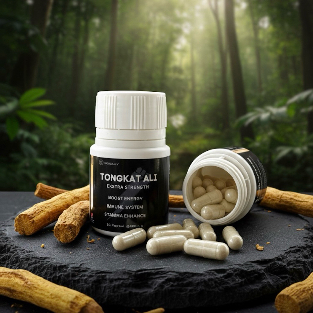 HERBALUV Kapsul Tongli PASAK BUMI Isi 30 kapsul ASLI Herbal