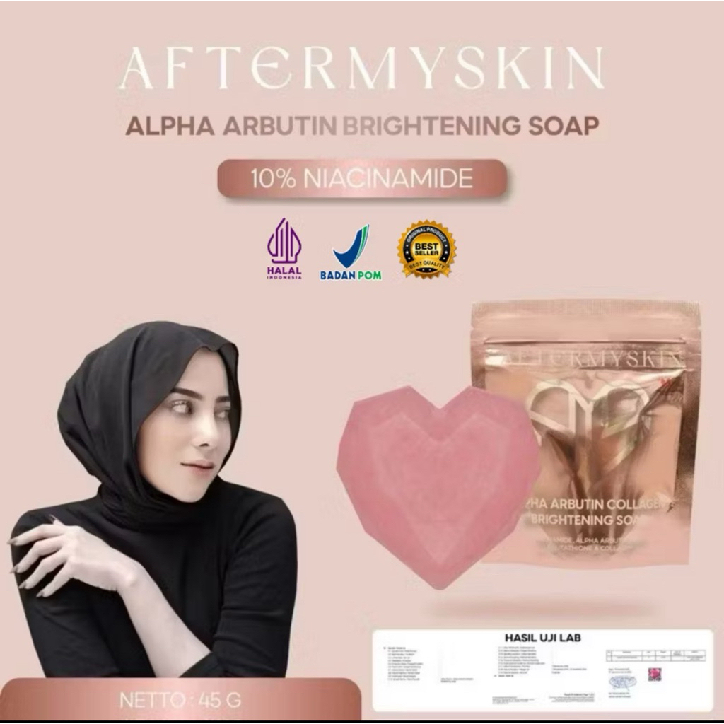 AFTERMYSKIN ALPHA ARBUTIN BRIGHTENING SOAP