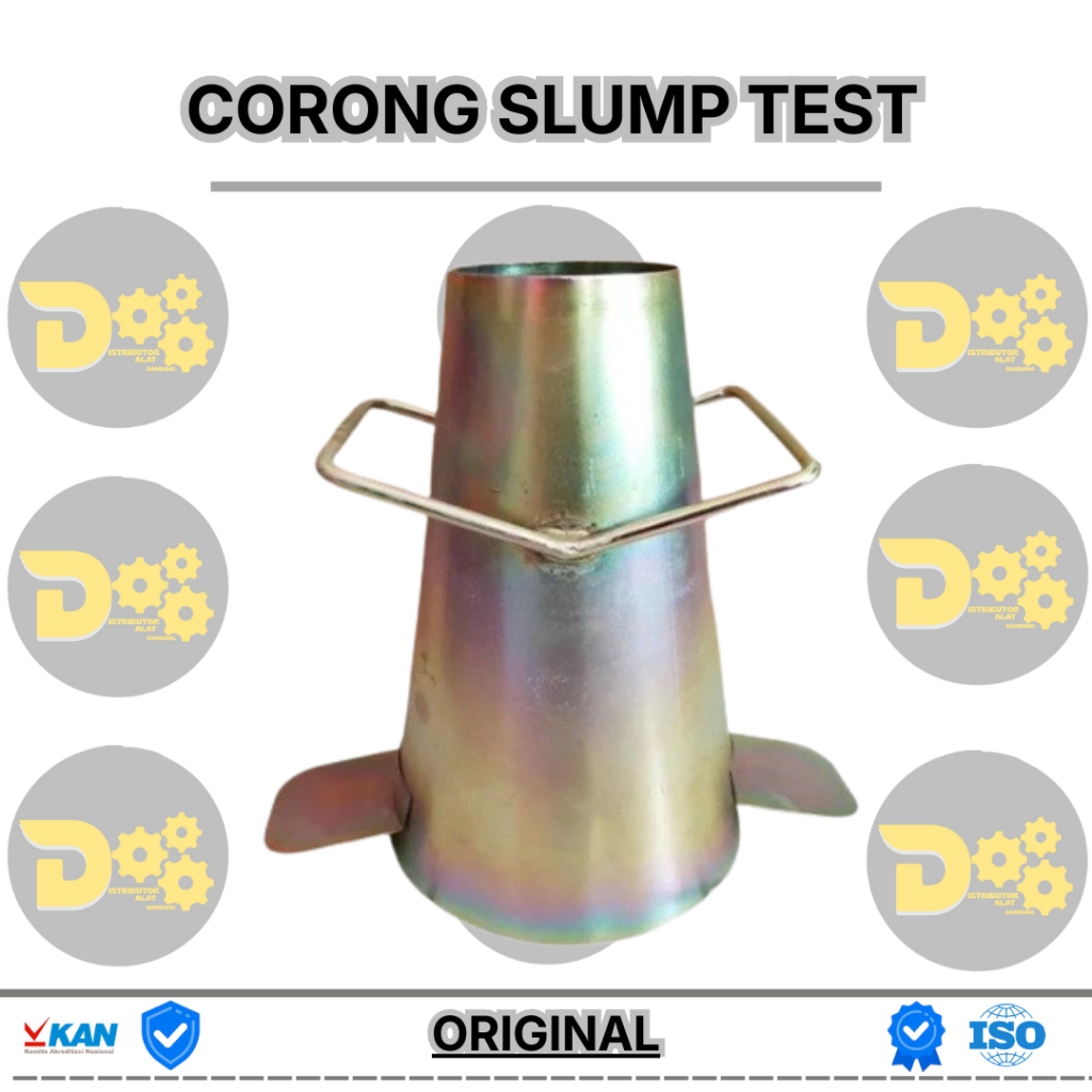 Jual CORONG SLUMP TEST / kerucut abrams