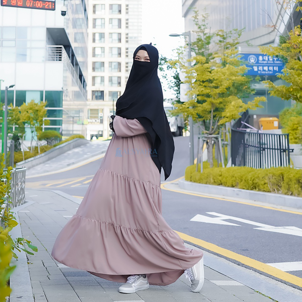 Abaya Gamis Syari Salasa Jamila WF Premium Alsyahra Exclusive