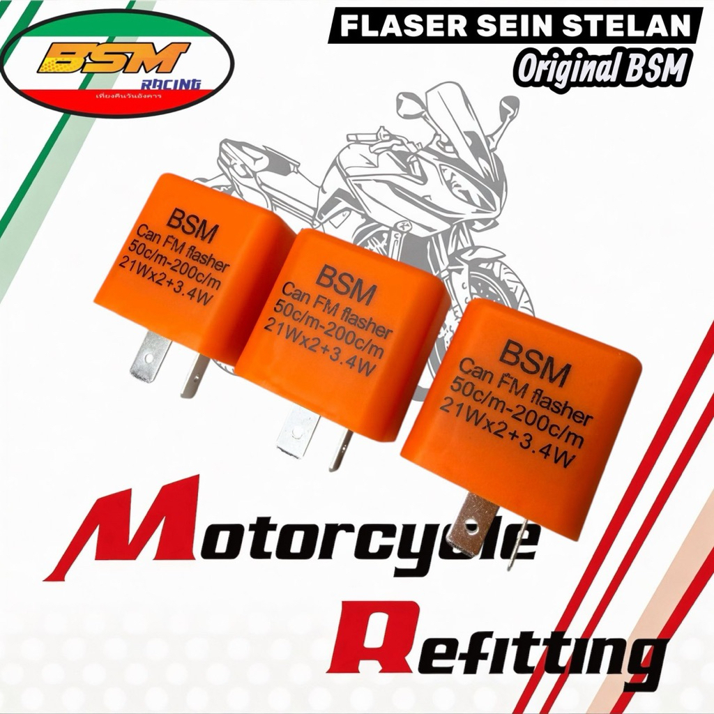 Flasher Sen BSM ORIGINAL Flasher Sein Flasher Lampu Sen Flasher Lampu Sein Flasher Hazard Universal 