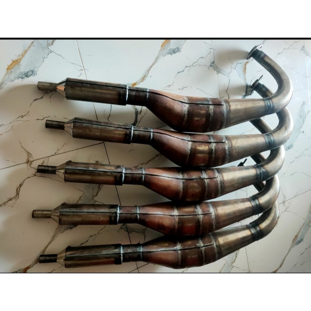 KNALPOT KOLONG PLIPIT RX KING/RX S MEDAN UjUNG CROM