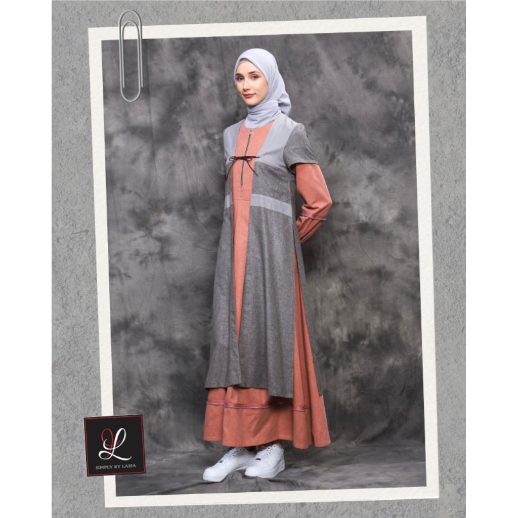 gamis set alnaira simply by laisa