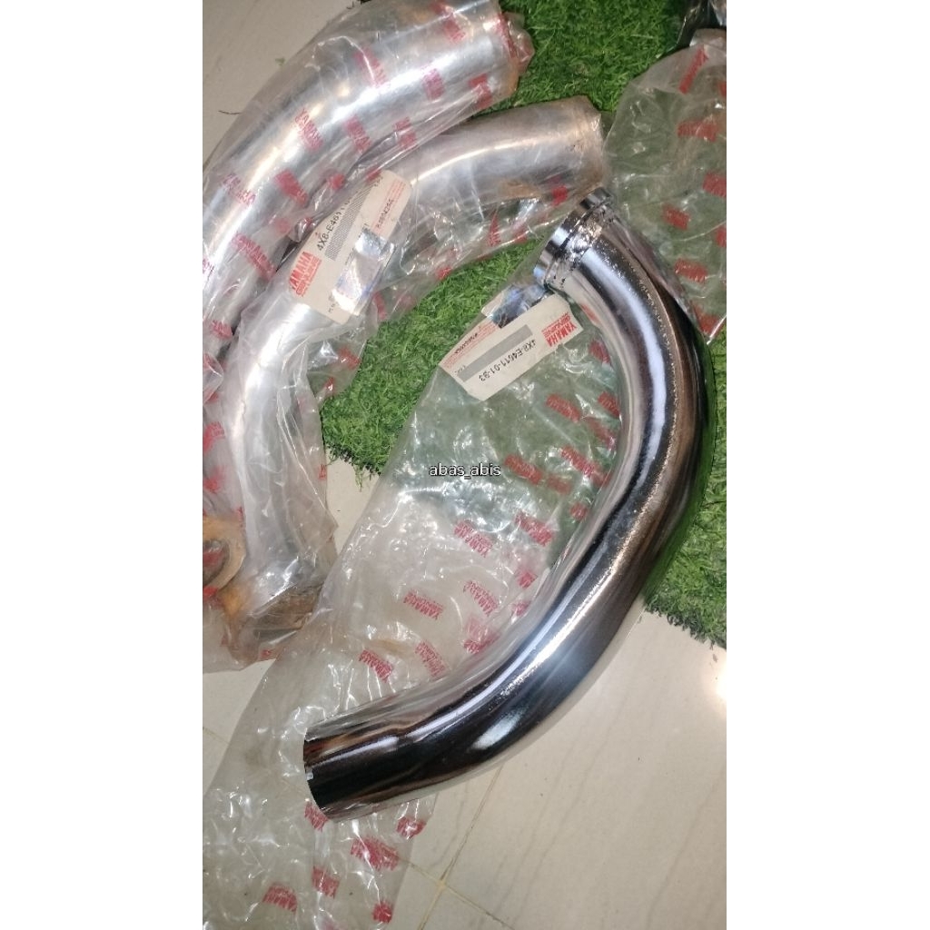 leher knalpot rx king rxs original nos