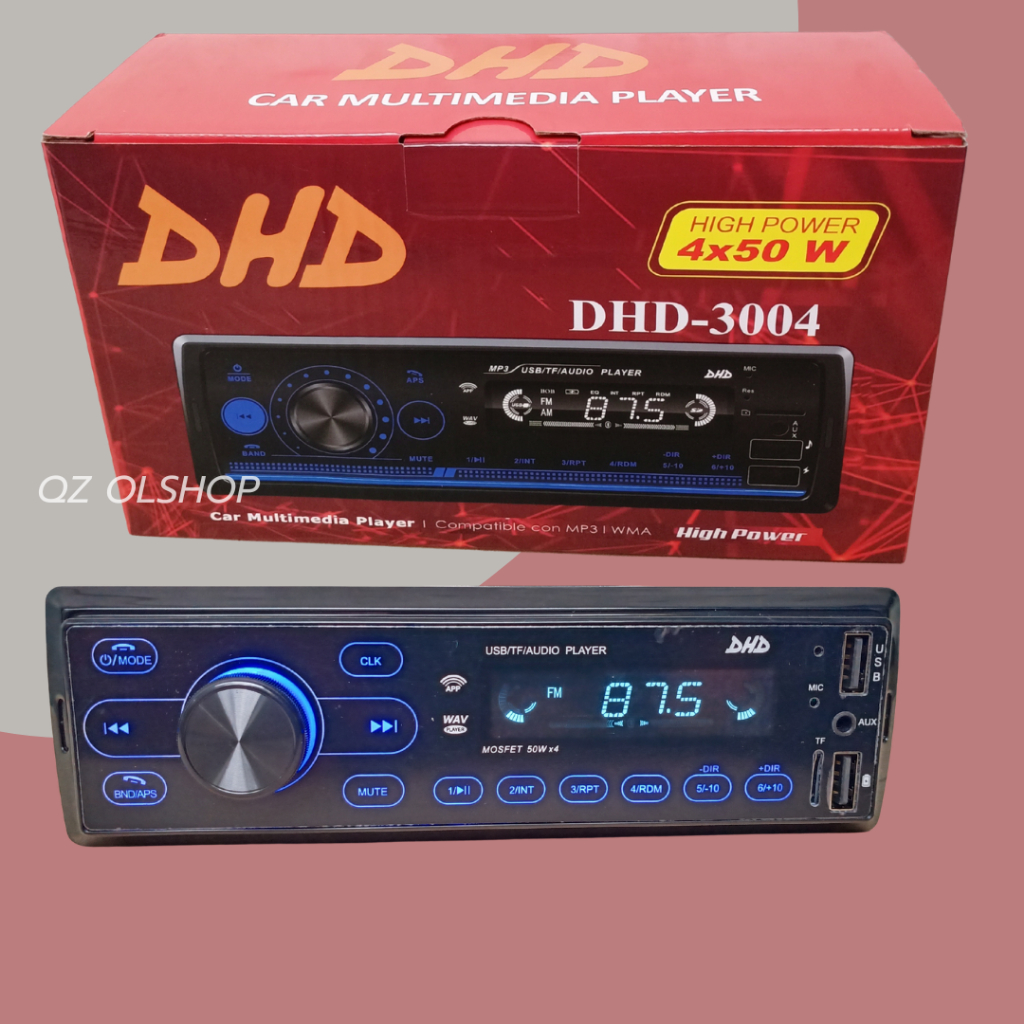 single din DHD tombol TOUCH SCREEN