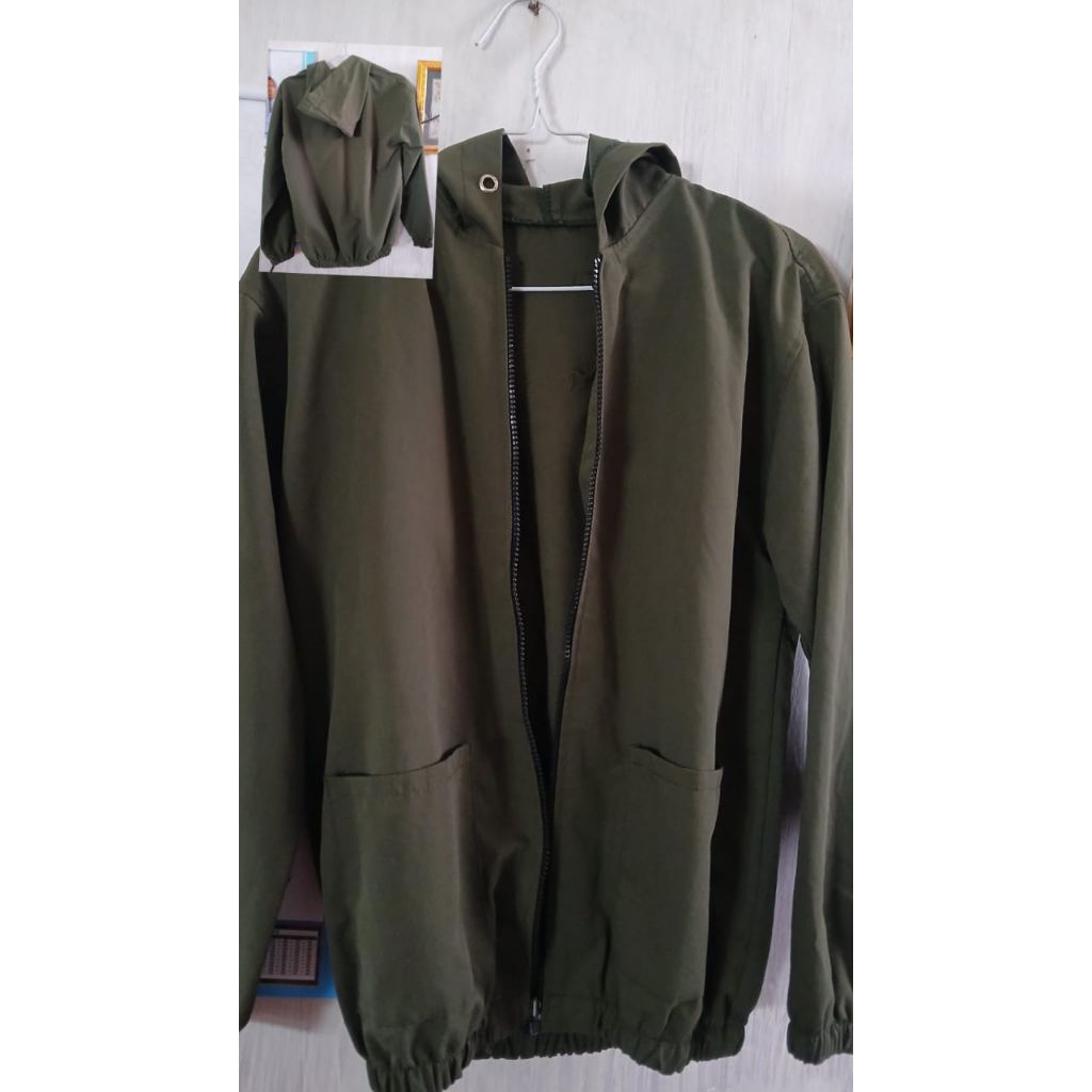 Jaket Hoodie Zipper Unisex Fleece PE Gramasi 240 Nyaman Dipakai Ukuran L-XXL