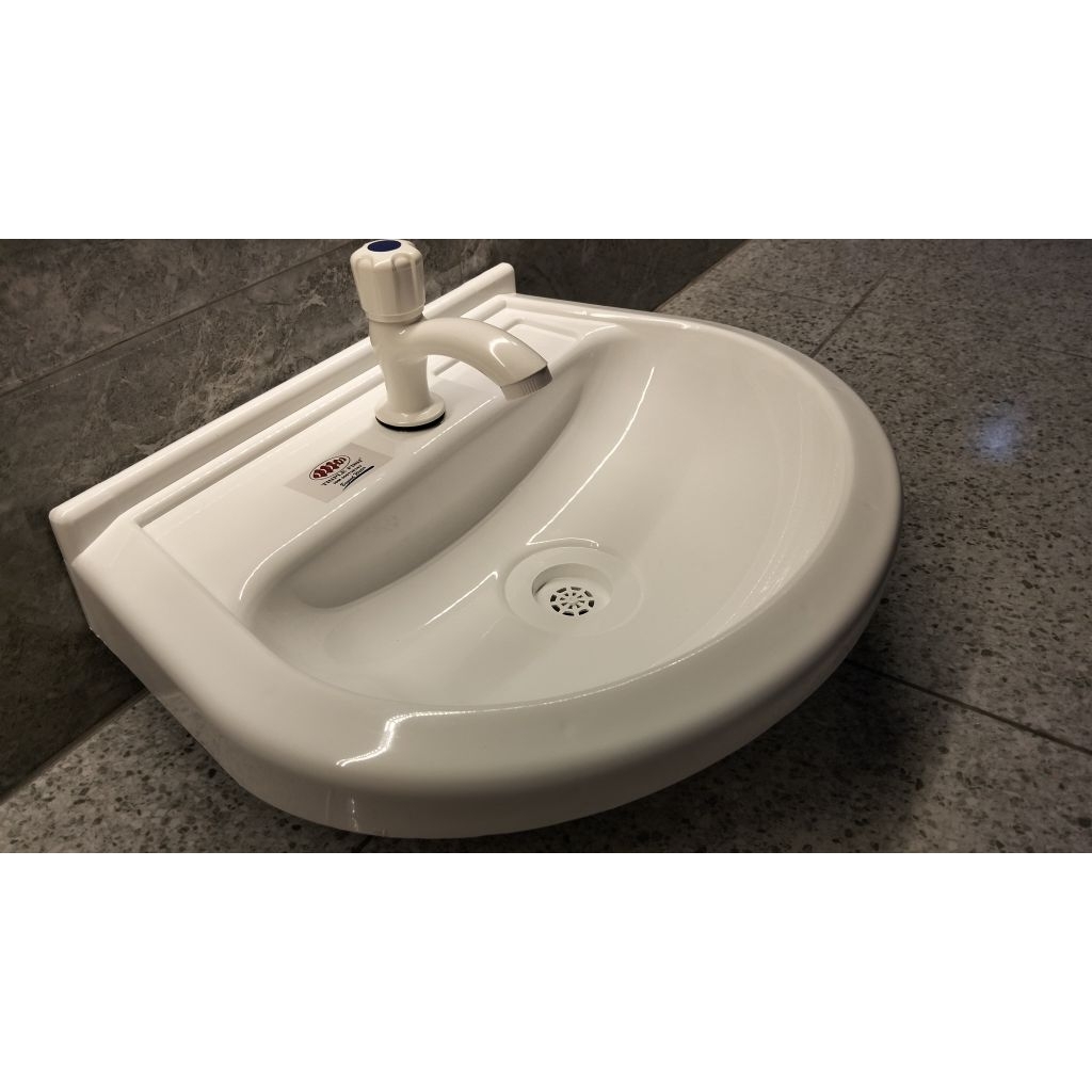 Wastafel Cuci Tangan Plastik / Tempat Cuci Tangan Plastik / Warna Putih