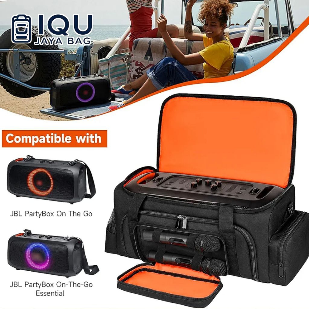 Travel Bag For JBL PartyBox On The Go / On The Go Essential Tas Pelindung Speaker JBL/Tas Penyimpana