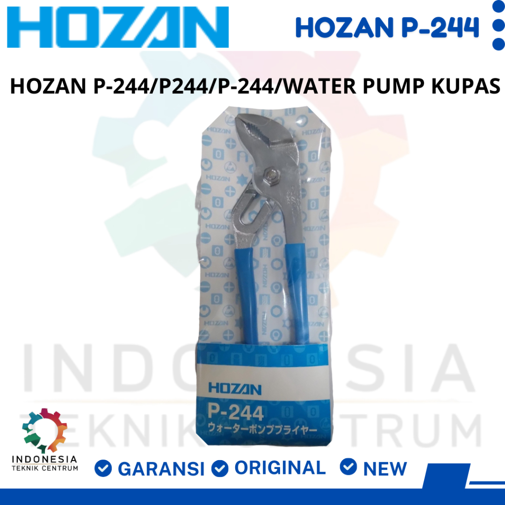 HOZAN P-244/P244/P-244/Water Pump Pliers