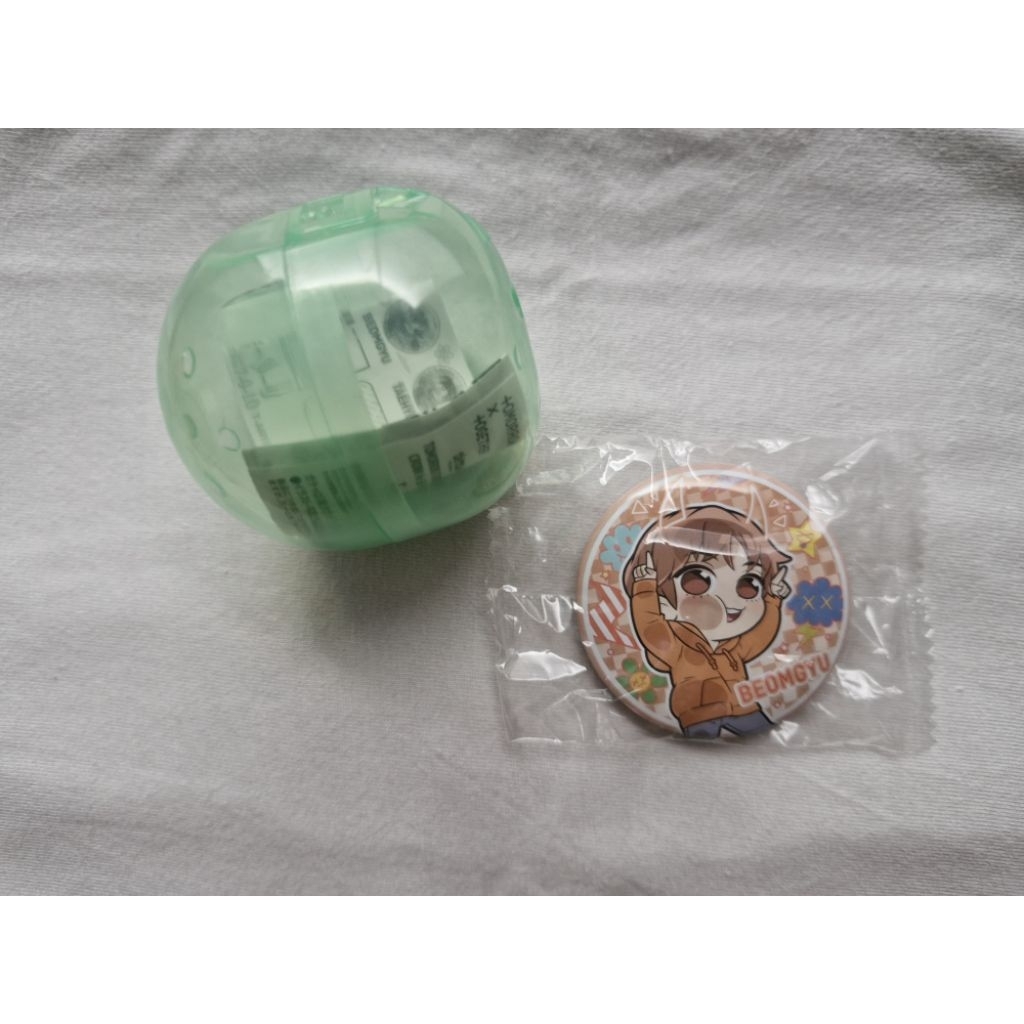 TXT BEOMGYU OFFICIAL JAPAN MERCH GACHA BADGE PIN