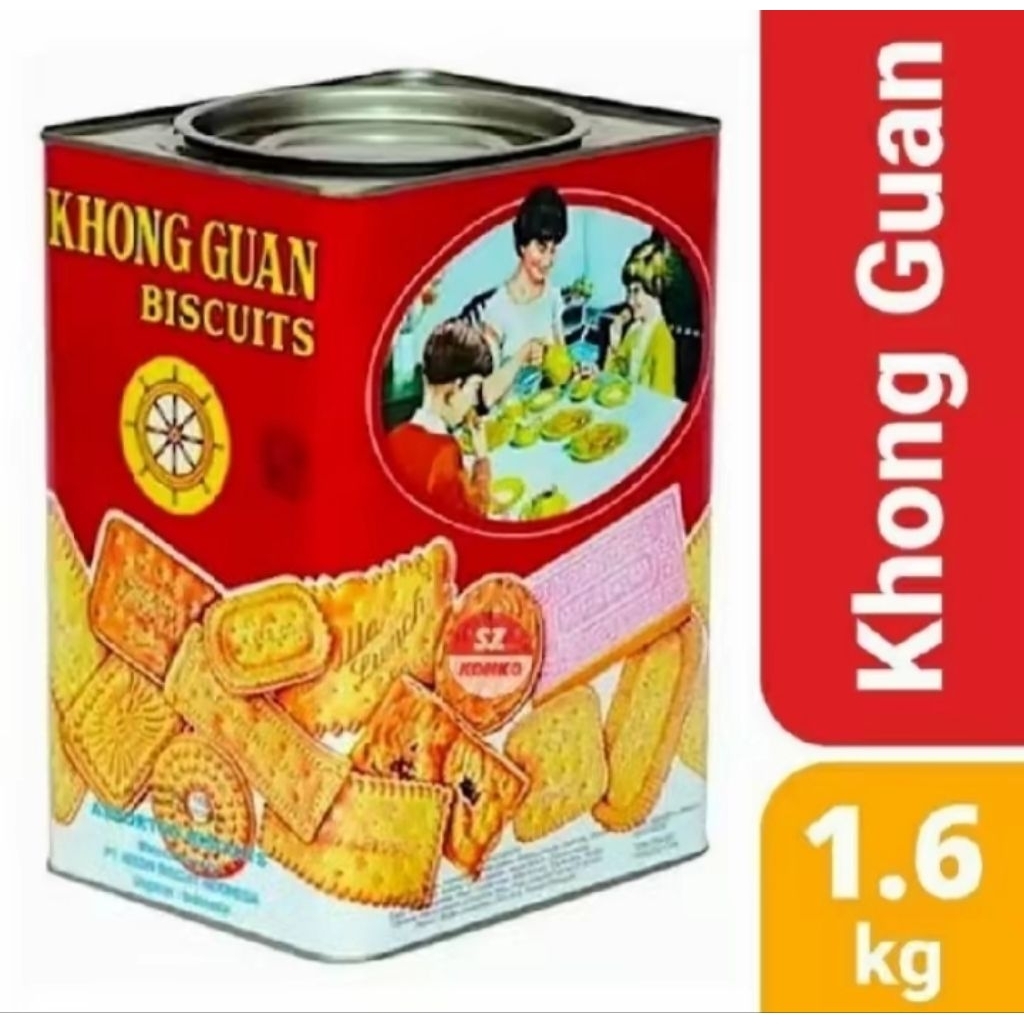 Biskuit assorted khong guan 1600 gram renyah murah