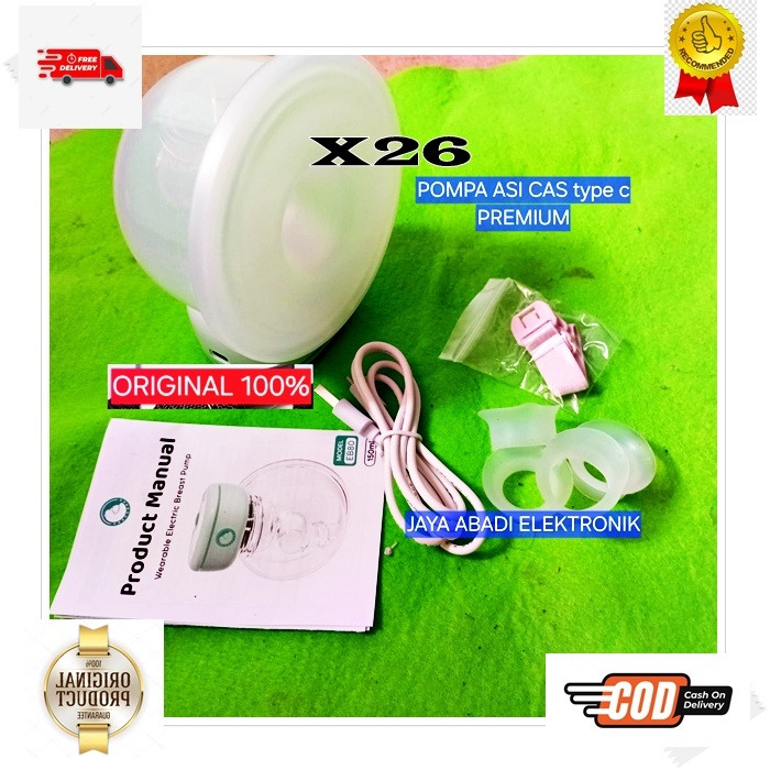 X26 MESIN POMPA SUSU premium PUMP BEBAS BPA FREE FOOD GRADE WEARABLE Kantong Asi ORI 100% host machi
