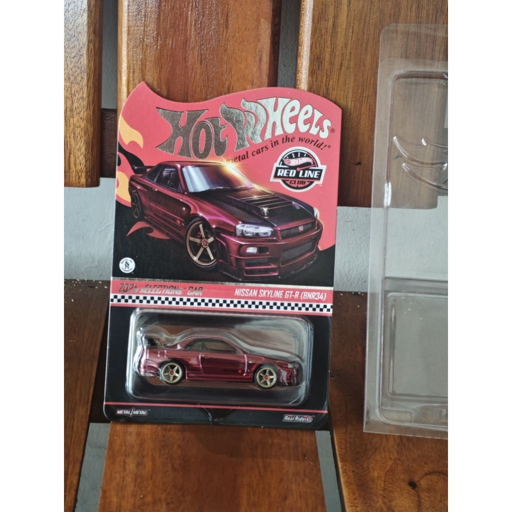 hot wheels RLC nissan skyline R34 oaxblood