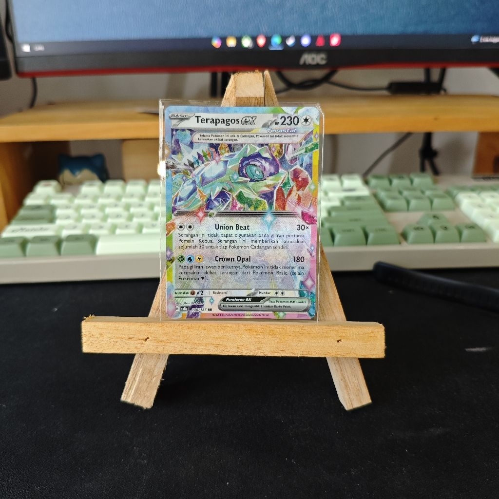 Terapagos EX SV8a - Festival Terastal - RR | Kartu Pokemon TCG