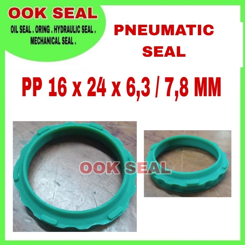 Pneumatic Seal PP 16 x 24 x 6,3 / 7,8 MM / Seal PP 16 x 24 x 6,3 / 7,8 MM / Polyurethane