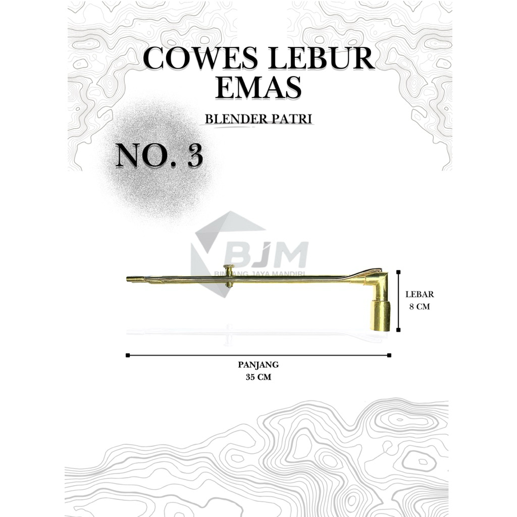 COWES LEBUR EMAS NO. 3 (UNTUK PELEBURAN EMAS)