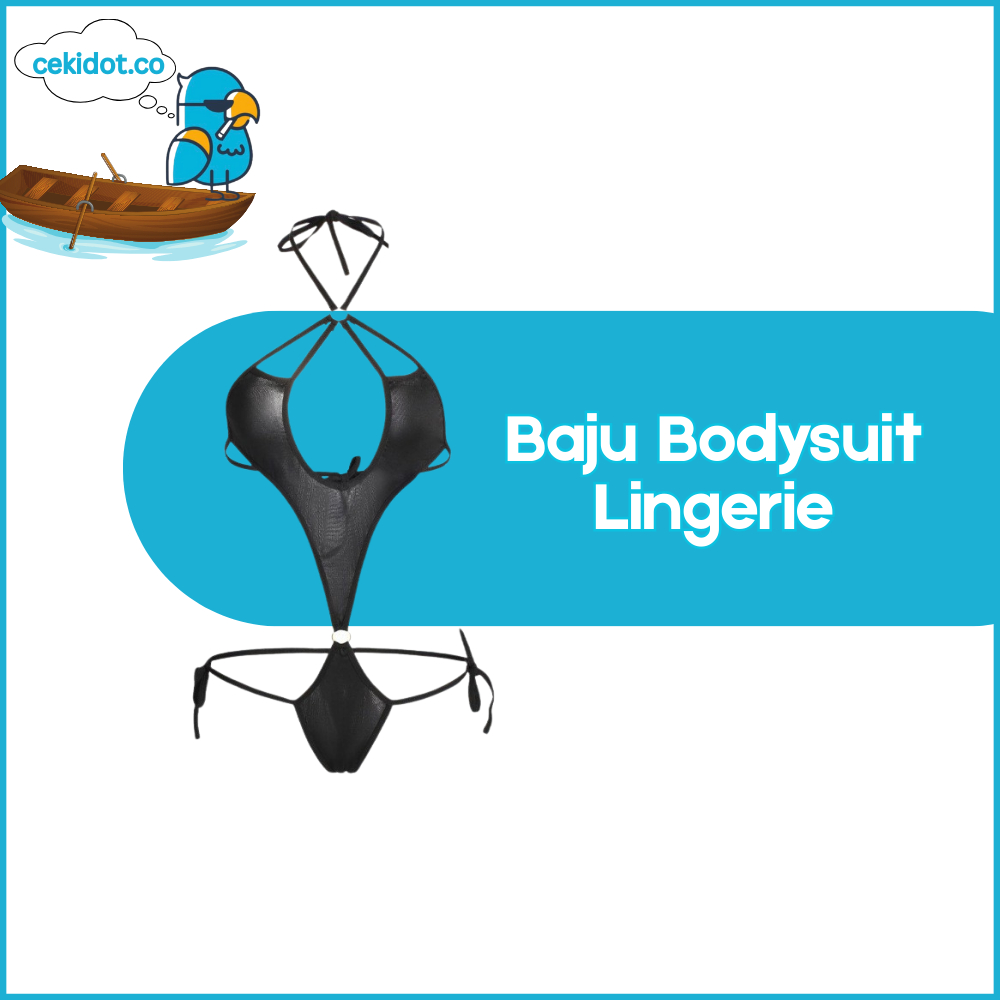 Cekidot Baju Bodysuits Lingerie Sexy Press Badan Body Fit Wanita Dewasa Gaun Malam Gaya Japanese Jep