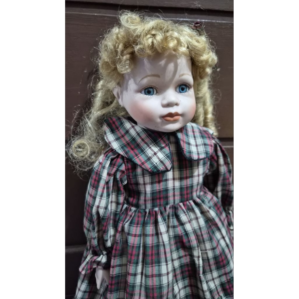 Porcelain doll vintage 50cm